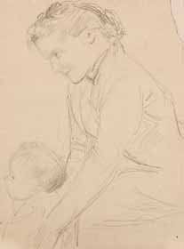 Maurice DENIS (1870-1943)
Portrait de Madame de la Laurencie (fille de Vincent d'Indy). Dessin au crayon noir. (Déchirures). 28,5 x 21,50 cm. Provenance : Ancienne collection Marcel Poncet, beau-frère de Maurice Denis. Ancienne collection Charles Edouard Hauzammann. Commentaire : Nous remercions Claire Denis qui a aimablement confirmé l'authenticité de cette oeuvre