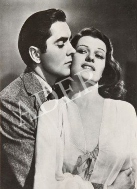 Blood and sand (Arènes sanglantes), 1941. De Rouben Mamoulian, avec Rita Hayworth, Tyrone Power, Linda Darnell et Anthony Quinn. Sept épreuves d'exploitation d'époque. 25,5 x 20,5 cm.