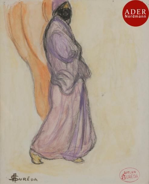 André SUREDA (1872-1930)
Femme accroupie - Dans la Casbah - Femme
3 dessins au crayon et aquarelle.
L’un signé.
Portent le cachet de l’atelier.
18 x 15 cm - 14 x 18.5 cm et 17 x 14 cm