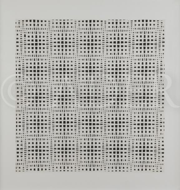 François MORELLET (né en 1926)
Deux doubles trames -4° + 4°
Sérigraphie.
Signée et numérotée sur 500.
61 x 61 cm