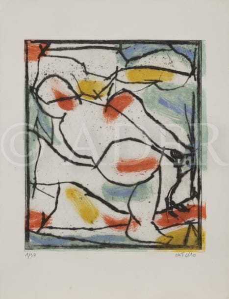 Monique TELLO (née en 1958)
Athena
Gravure au carborundum.
Signée en bas à droite.
Tirage à 30 exemplaires.
32.5 x 25 cm
