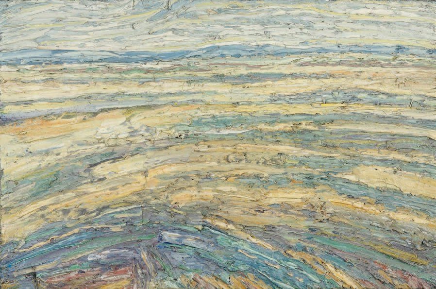 Claude JOUHANNEAU
Paysage, 1990. Huile sur toile. Signée et datée au dos. 28 x 41 cm