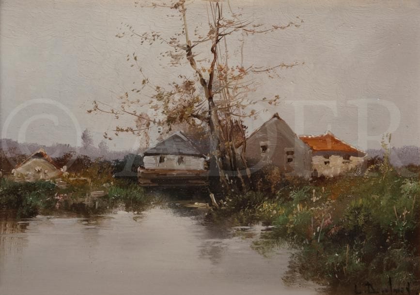 Louis DUPUY (1854-1941)
Paysage
Huile sur panneau
Signée en bas à droite.
16 x 22 cm
 
L’artiste est réputé être connu sous le nom de Eugène GALIEN-LALOUE.