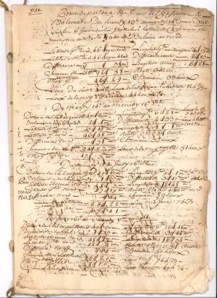 MARINE. 17 pièces manuscrites, la plupart signées, XVIIIe-XIXe siècle (qqs mouill.).
  Quittance du chevalier de Massilian au trésorier général de la Marine (Marseille 1757). Coordonnées géographiques journalières : « Point de partance des Tours de Chassiron et Baleine » (archipel charentais) en 1758. Cahier de mémoires de ferblantier pour fournitures et « ouvrage » à des navires (1785-1786). Bordereau de déclaration de parents ayant droit aux secours dus aux familles des défenseurs de la Patrie. Prospectus de transports. Certificat de vie. Procès-verbal de martelage des bois propres à la construction des vaisseaux, frégates et autres bâtiments de guerre. Congé pour sortir du port avec des navires. Lettres au préfet de l’arrondissement maritime du Havre, au capitaine de L’Empereur au Port-au-Prince, à l’amiral Truguet à Cadix. Numéro du Corsaire.