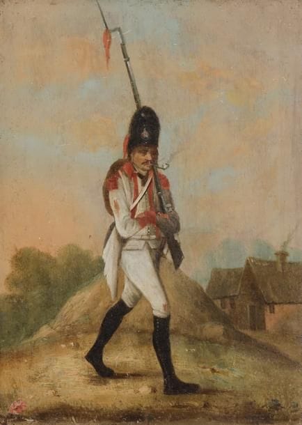 École allemande du XVIIIe siècle.
Grenadiers allemands fumant leurs pipes.
XVIIIe siècle
Paire d’huiles sur panneaux.
25 x 19 cm
B.E.