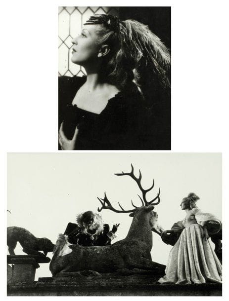 La belle et la bête, 1946. De Jean Cocteau, avec Jean Marais et Josette Day. Six épreuves argentiques d'époque par Aldo Graziati. 27 x 21 cm. Cadres.