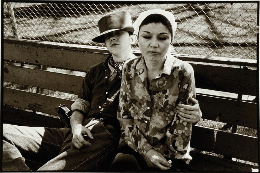 Mary Ellen Mark (née en 1940)
USA, c. 1980. Epreuve argentique d'époque. Tampon de la photographe au verso. 27,8 x 35,5 cm avec les marges.