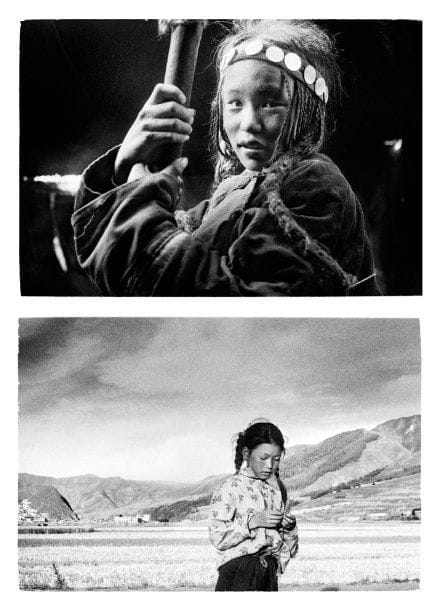 Zeng Nian (né en 1954)
Tibet. 1994. Dix épreuves jet d'encre postérieures (2009), titrées, datées et numérotées 3/10 dans la marge. Tampon et signature du photographe aux versos. 61 x 43 cm avec les marges.