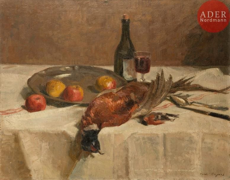 Paul Jean HUGUES (1891-1950)
Nature morte au faisan
Huile sur toile.
Signée en bas à droite.
65 x 81.5 cm
