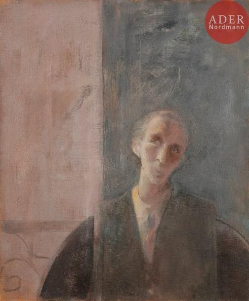 M. de ROUX (XXe siècle)
Portrait d’homme
Huile sur toile.
Signée au dos.
65 x 54 cm