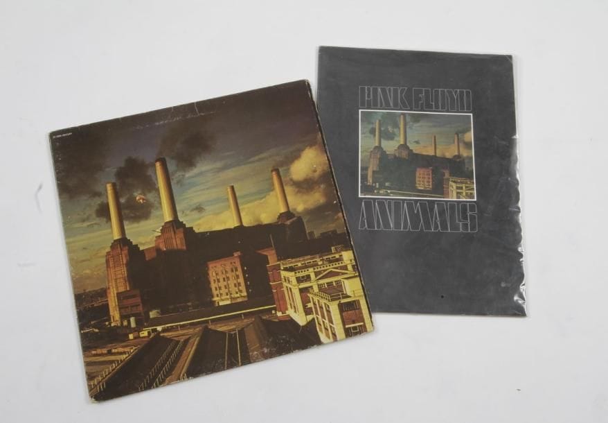 PINK FLOYD
« Animals » Disque couleur France, 1977 - 31 x 31 cm - 12 x 12 inches + Programme Tour.