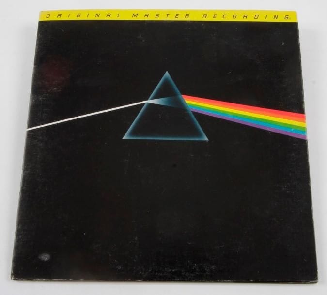 PINK FLOYD
« The Dark Side of the Moon » Label Harvest MFSL 1-017 Original master recording Édition U.S.A. 1979.