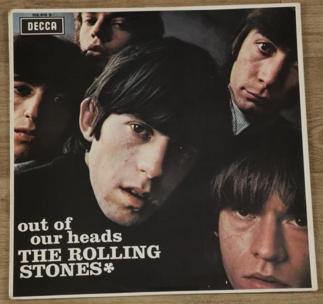 THE ROLLING STONES
« Out Of Our Heads » Decca 158.015 France 1965. 31 x 31 cm - 12 x 12 inches 
