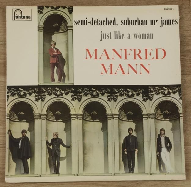 MANFRED MANN
« Semi-Detached… » Fontana 687.922 TL France, 1966. 31 x 31 cm - 12 x 12 inches 