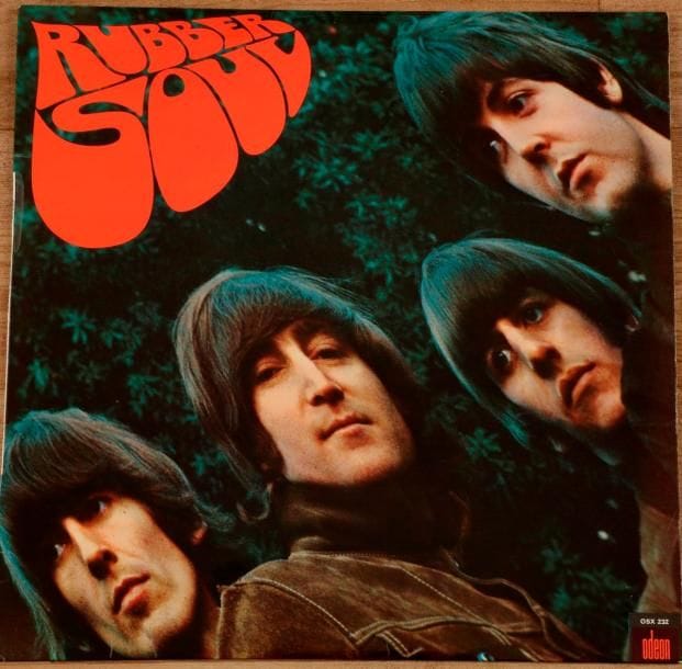 THE BEATLES
« Rubber soul » ODEON OSX 232 France 1965. 31 x 31 cm - 12 x 12 inches