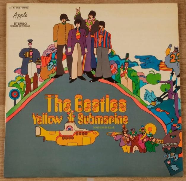 THE BEATLES
« Yellow Submarine » Apple 2C 062 04002 France 1969. 31 x 31 cm - 12 x 12 inches
