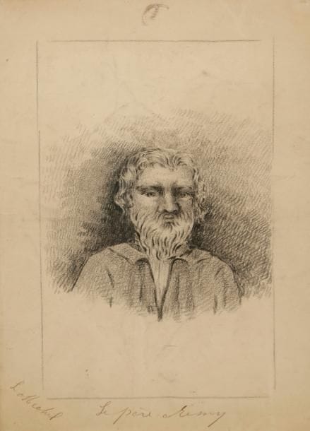 Louise MICHEL (1830-1905)
Le Père Remy
Fusain.
Signé en bas à gauche.
Titré en pied.
25 x 16.5 cm