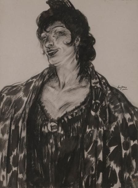 Louis JOU (1882-1968)
Femme à la mantille en buste
Lavis.
Signé sur la droite.
61 x 47 cm