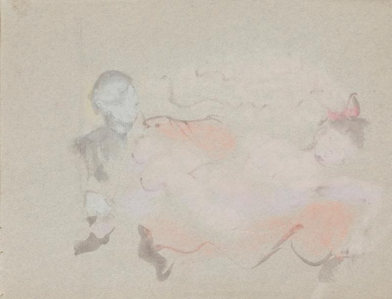 Christian BÉRARD (1902-1949)
Étude pour La Bonne vie de Raoul Leven, 1951
Aquarelle.
Non signée.
19 x 24.5 cm

Provenance : 
Ancienne collection Raoul Leven (mention sur une étiquette).
Exposition : 
Bérard, California Place of the Légion of Honor, San Francisco, 1951 (étiquette sur le montage).