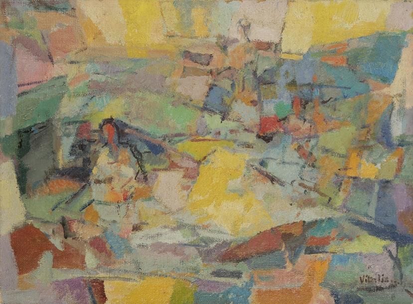 Macario VITALIS (1898-1990)
Un Marché en Normandie, 1959
Huile sur toile
Signée en bas à droite.
Signée et datée au dos.
25 x 33 cm

L’œuvre sera incluse au Catalogue Raisonné de Macario Vitalis actuellement en préparation par Christine Thorailler, Ophelia Tequi et Claude Tayag.