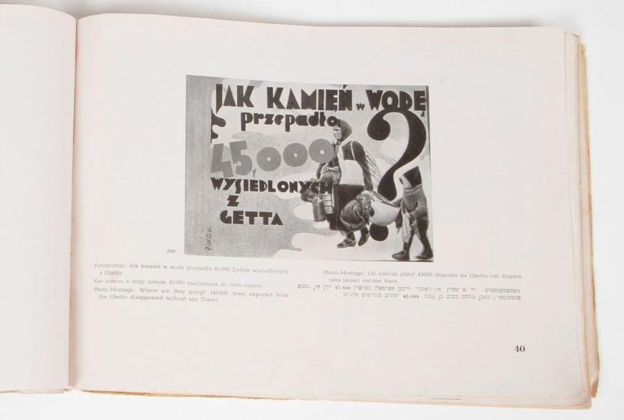 [GUERRE DE 1939-1945]
Zaglada Zydostwa Polskiego Album zdjec- Extermination of Polish Jews. Album of pictures. Lodz, 1945, un vol. in folio oblong sous couv. imp. d’origine. Recueil de 252 clichés souvent pris par les allemands eux-mêmes (usures à la couverture; intérieur en état correct). 


Mots clés : judaica, jewish, hebreu, hebrew, rabbin, synagogue, juif, juive, israélite, hebraica, judaism, torah, juden, sionism