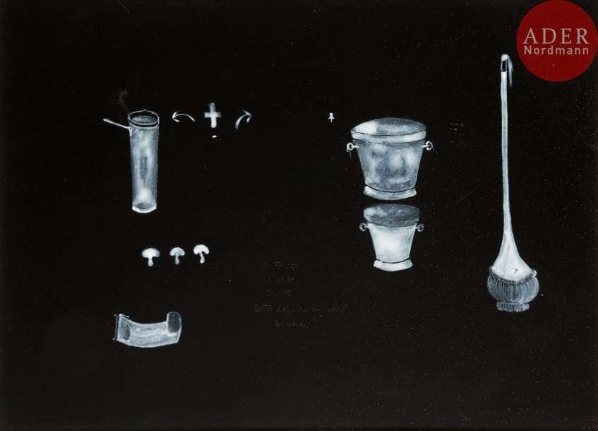 Philippe FAVIER (né en 1957)
Betty’s, 1989
Acrylique sur encre sérigraphique - Quadriptyque.
Chaque feuille signée, datée et titrée.
22.5 x 31.5 cm chacune

Provenance : 
Galerie Yvon Lambert, Paris (étiquette au dos).