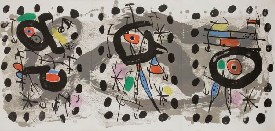 [REVUE].
XXe siècle. Cahiers d’Art.
Paris : Chroniques du jour, 1938 [puis] : Paris, 1960-1978. — 34 numéros in-4, brochés ou cartonnés.
Ensemble de 34 numéros de la revue d’art XXe siècle créée en 1938 et qui perdura jusqu’en 1981. Elle fut dirigée successivement par son créateur Gualtieri di San Lazzaro de 1938 à 74 puis par Alain Jouffroy jusqu’en 1981 :
- N°2, mai-juin 1938 : textes et illustrations de Man Ray, Joan Miró, Zadkine, etc. Mouillures.
Les autres numéros font partie de la seconde série parue à partir de 1951 :
- N°15, noël 1960 : La Révolution de la couleur. Lithographie originale de Manessier.
- N°16, mai 1961 : Renouveau du relief. Lithographies originales de César, Miró et Vedova.
- N°17, noël 1961 : Pour un bilan du siècle. Lithographie originale de Poliakoff.
- N°18, février 1962 : Construction de l’espace. Lithographie originale de Vieira da Silva.
- N°19, juin 1962 : Tournants décisifs. Lithographie originale de Jean Arp.
- N°20, noël 1962 : L’Art, conscience du monde. Lithographies originales de Max Ernst, Manessier et Baj.
- N°21, mai 1963 : Renouveau du thème dans l’art contemporain. Deux lithographies originales de Lam et Marino Marini. La lithographie de Lam a été reliée à l’envers.
- Autre exemplaire du N°21. La lithographie de Lam est dans le bon sens.
- N°23, mai 1964 : Un siècle d’angoisse. Lithographie originale de Max Ernst sur la couverture. Dos bruni.
- N°24, décembre 1964 : Permanence du sacré. Lithographies originales de Hartung, Miró et Bissière.
- N°25, juin 1965 : Aux sources de l’imaginaire. Lithographie originale d’Estève, couverture originale de René Magritte.
- Autre exemplaire du N°25.
- N°27, décembre 1966 : Centenaire de Kandinsky. Deux gravures sur bois de Kandinsky.
- N°28, juin 1967 : Bilan de l’art abstrait dans le monde. Lithographies originales de Miró et Marino Marini.
- N°29, juin 1968 : Panorama 68. Deux lithographies originales de Marino Marini et d’