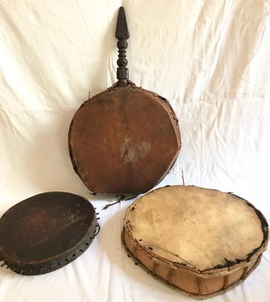 Lot de trois tambours de cérémonies (Rna)

Tibet, XIXème siècle