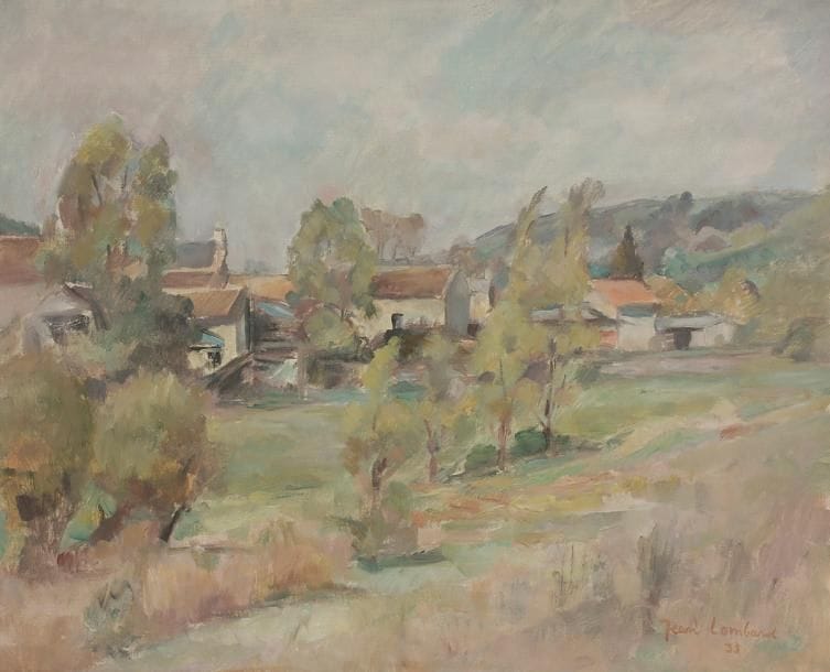Jean LOMBARD (1895-1983)
Paysage, 1935
Huile sur toile.
Signée en bas à droite.
50 x 61 cm
