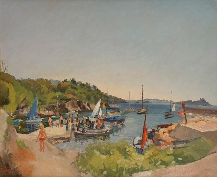 Guy MONTIS (1918-1976)
Presqu’île de Giens, 1964
Huile sur toile.
Signée en bas à gauche.
46 x 55 cm