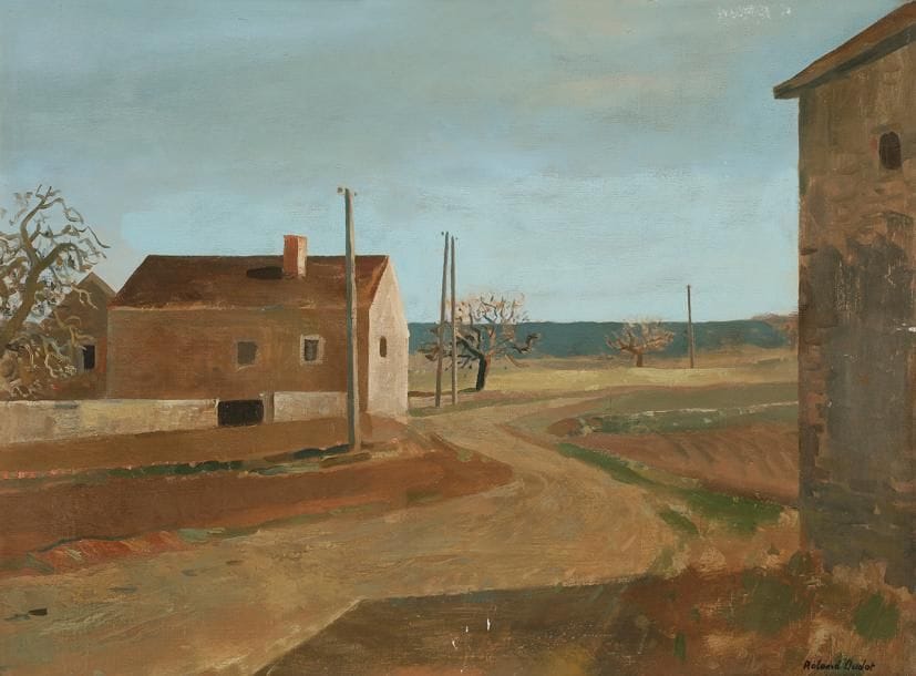 Roland OUDOT (1897-1981)
Paysage
Huile sur toile.
Signée en bas à droite.
(Usures).
54 x 73 cm