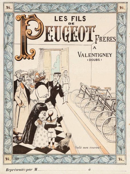 Albert GUILLAUME
Les fils Peugeot. Signée en bas à gauche. Entoilée. Bon état. 55 x 40 cm.