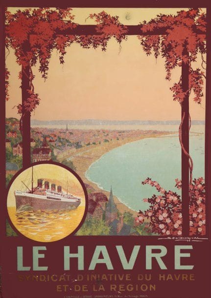 Géo DORIVAL
Le Havre - Syndicat d'initiative. Signée et datée 1914 en bas à droite. Entoilée. Assez bon état. 104 x 73 cm. Bibliographie : catalogue raisonné n°68.
