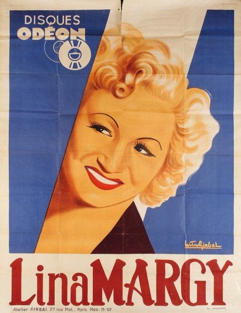 Gaston GIRBAL
Lina Margy. Non entoilée. Bon état (pliure). 160 x 120 cm.