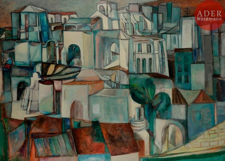 Georges-Henri PESCADÈRE (1915-2003)

La Ville haute, 1951
Huile sur panneau.
Monogrammée et datée au dos.
150 x 210 cm