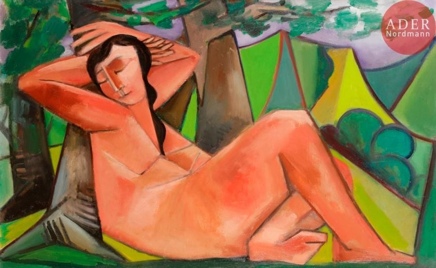 Georges-Henri PESCADÈRE (1915-2003)

Grand nu, 2002
Huile sur toile.
Monogrammée et datée au dos.
73 x 116 cm