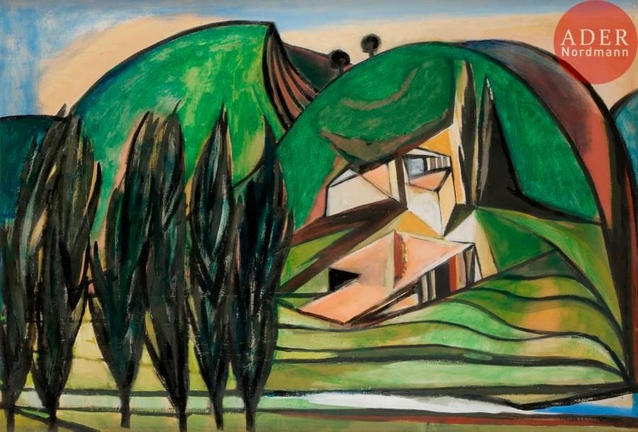 Georges-Henri PESCADÈRE (1915-2003)

Paysage
Huile sur panneau.
Monogrammée au dos.
116 x 81 cm