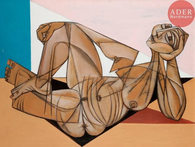 Georges-Henri PESCADÈRE (1915-2003)

Nu étendu, 1976
Huile sur panneau.
Monogrammée et datée au dos.
97 x 130 cm