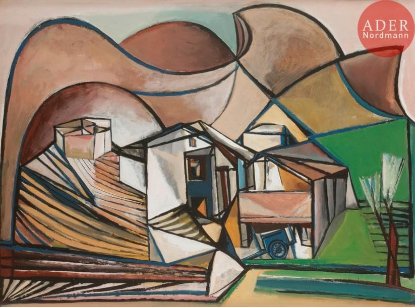 Georges-Henri PESCADÈRE (1915-2003)

Paysage au mas, 1976
Huile sur panneau.
Monogrammée et datée au dos.
97 x 130 cm