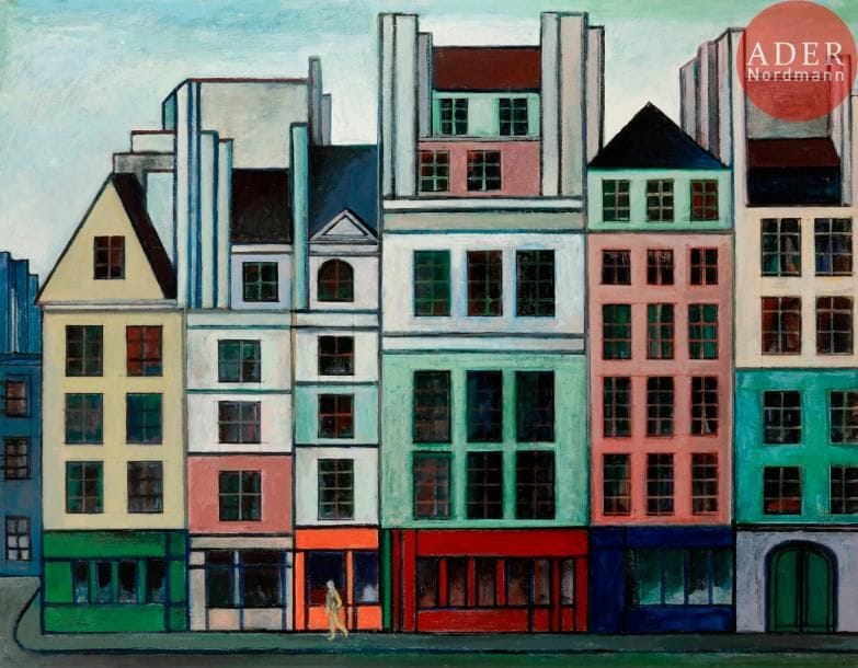 Georges-Henri PESCADÈRE (1915-2003)

Personnage à Paris, 1954
Huile sur toile.
Monogrammée, datée et située au dos.
146 x 114 cm