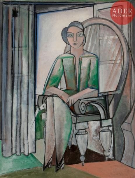 Georges-Henri PESCADÈRE (1915-2003)

Femme assise, 1983
Huile sur panneau.
Monogrammée, datée et titrée au dos.
116 x 88 cm