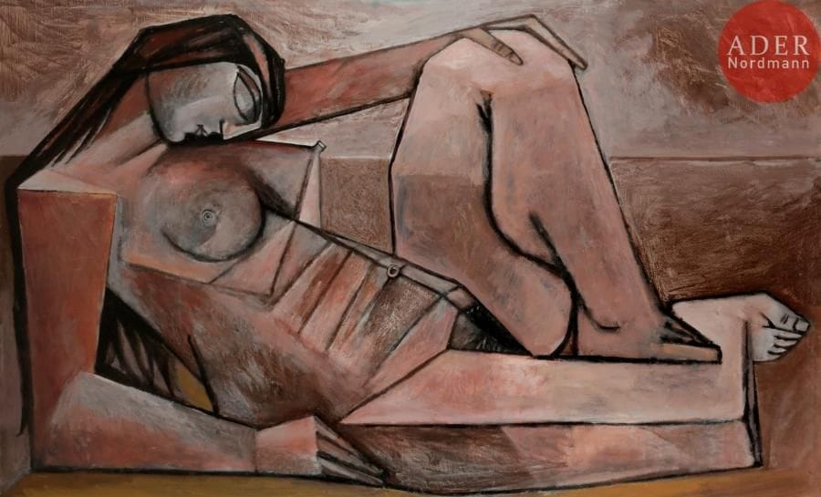 Georges-Henri PESCADÈRE (1915-2003)

Nu endormi, 1989
Huile sur panneau.
Monogrammée et datée au dos.
89 x 146 cm