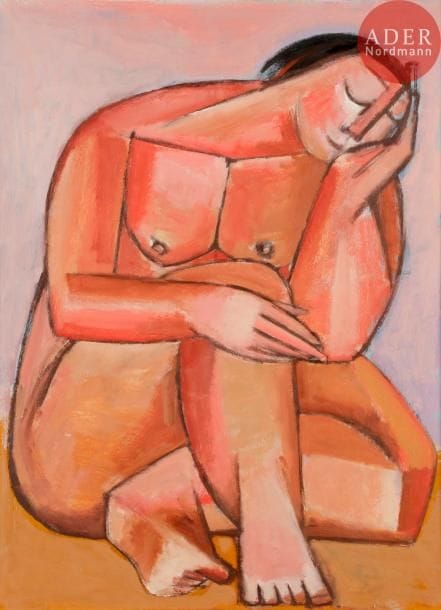 Georges-Henri PESCADÈRE (1915-2003)

Nu assoupi, 2001
Huile sur panneau.
Monogrammée et datée au dos.
81 x 60 cm