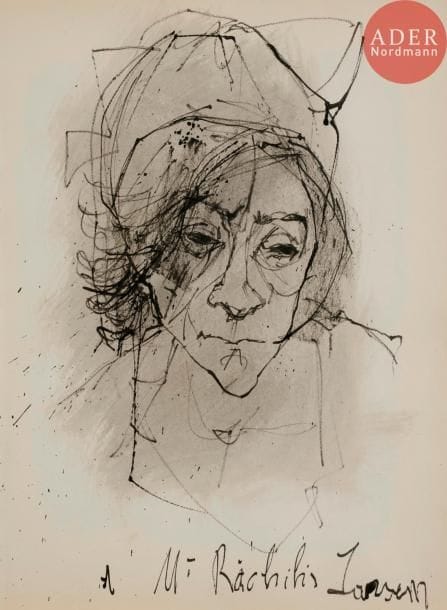 Jean JANSEM (1920-2013)
Portrait de femme
Encre et lavis.
Signé et dédicacé en bas à droite.
32 x 24 cm