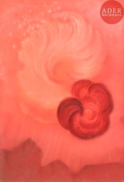 Ernest KLAUSZ [hongrois] (1898-1970)
Freude, 1931
Pastel.
36 x 25 cm
Provenance : 
Galerie Drouart, Paris (étiquettes au dos).