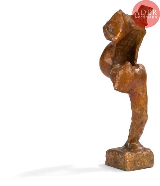 Henri DELANNE (né en 1940)
Nu
Epreuve en bronze à patine médaille.
Signée à la base. Cachet du fondeur Blanchet.
Numérotée sur 5.
Hauteur : 23 cm