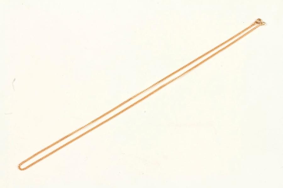 Chaîne en or 18K (750 ‰). Longueur : 54 cm environ. 
Poids : 7 g