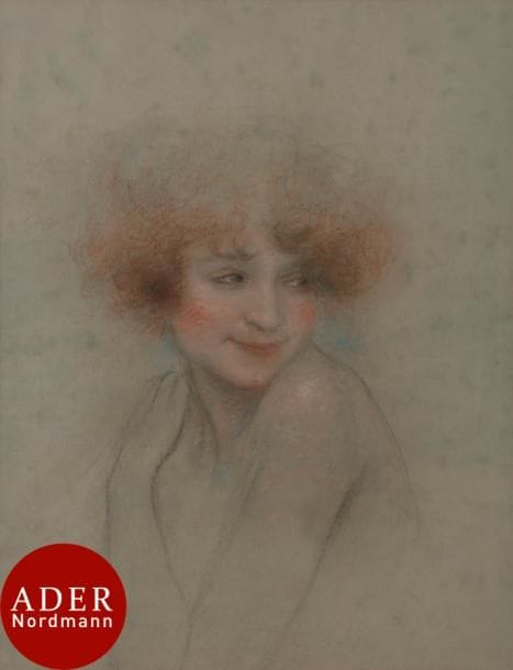 Lucien LÉVY-DHURMER (1865-1953)
Portrait de jeune fille
Pastel.
Non signé.
55 x 43 cm