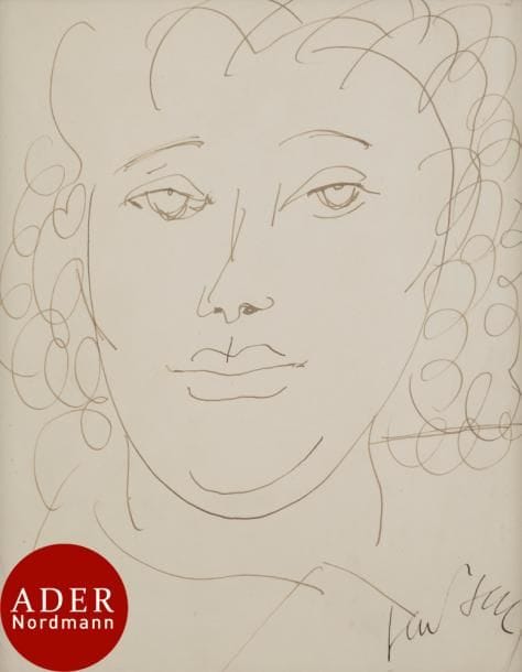 GEN-PAUL (1895-1975)
Portrait de femme, vers 1930
Encre.
Signée en bas à droite.
26 x 21 cm

Nous remercions Monsieur Julien Roussard d’avoir confirmé l’authenticité de cette œuvre.