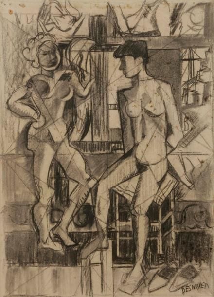 François DESNOYER (1894-1972)
Deux nus à l’atelier
Crayon noir.
Signé en bas à droite.
(Rousseurs).
46 x 33 cm

Cette œuvre sera incluse dans le Catalogue Raisonné actuellement en préparation par Monsieur Jean-Pierre Joubert.